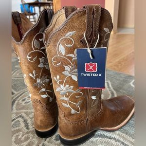 Twisted X Boots- Brand new with tags, Size 9.